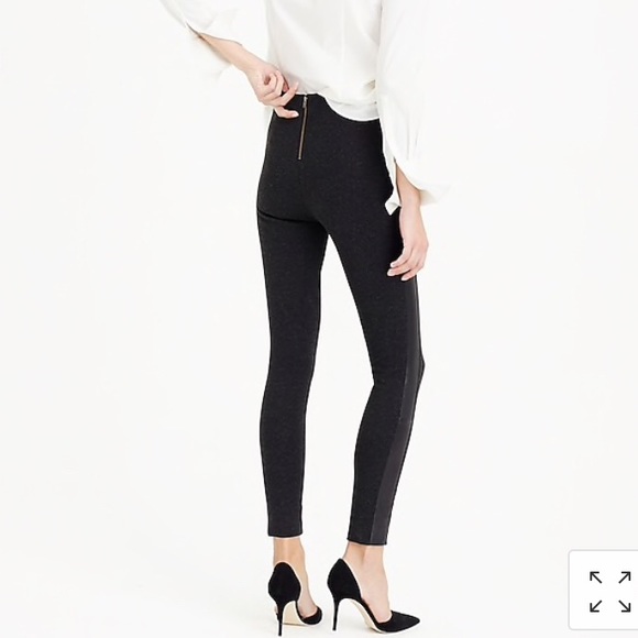 NWT ✨ J.Crew Pixie Pant Leather Tux Stripe - Picture 5 of 5